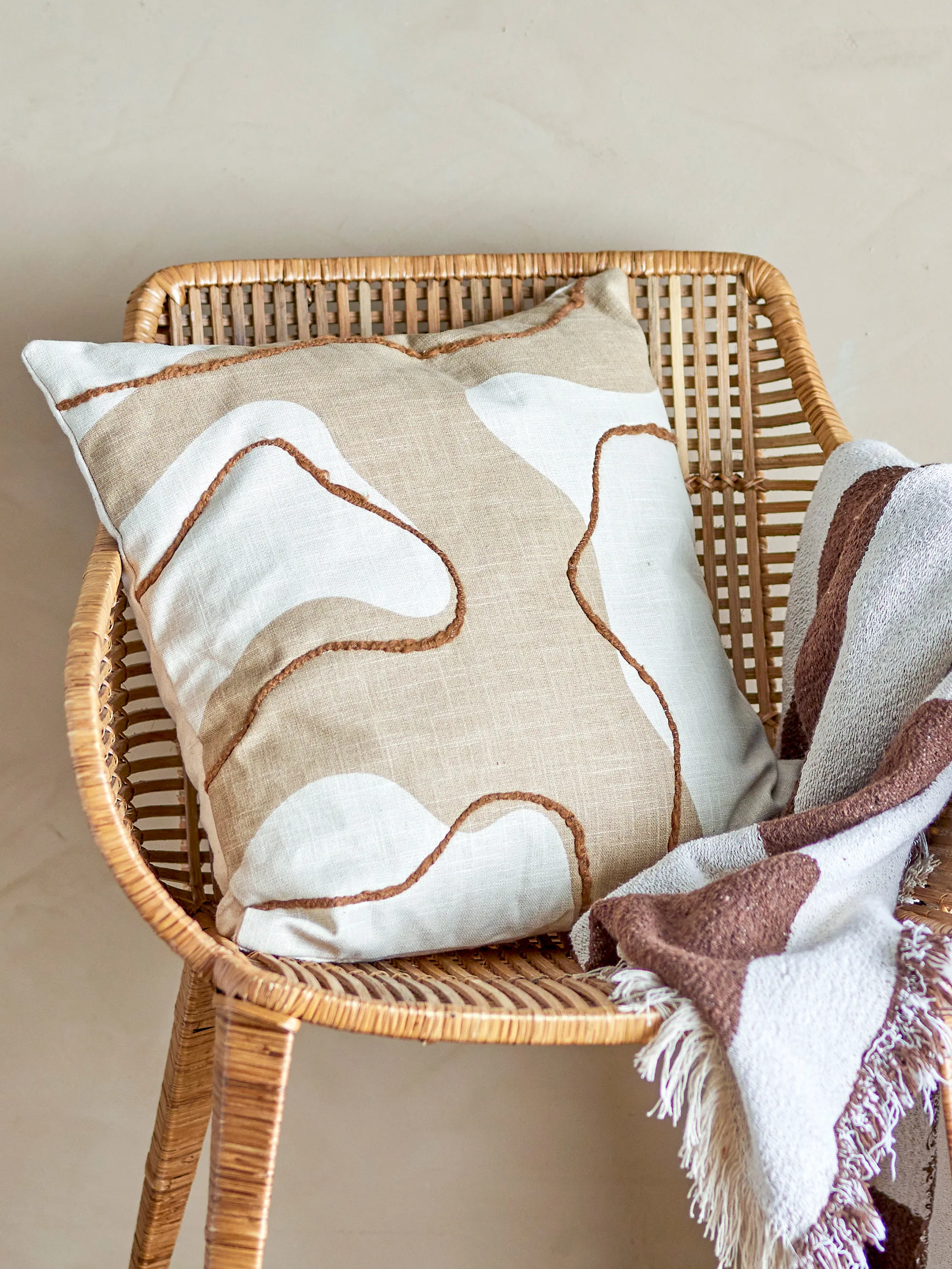 Cojín Alton 45x45 cm, Brown Bloomingville