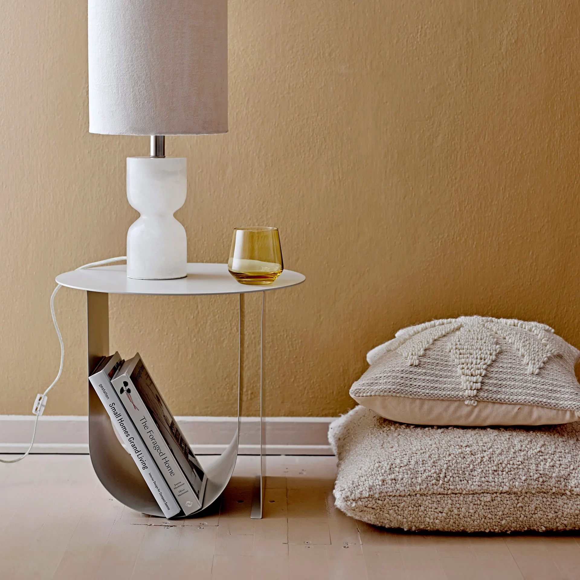 Cojín Bloomingville un solo color 50x50 cm, Natural Bloomingville