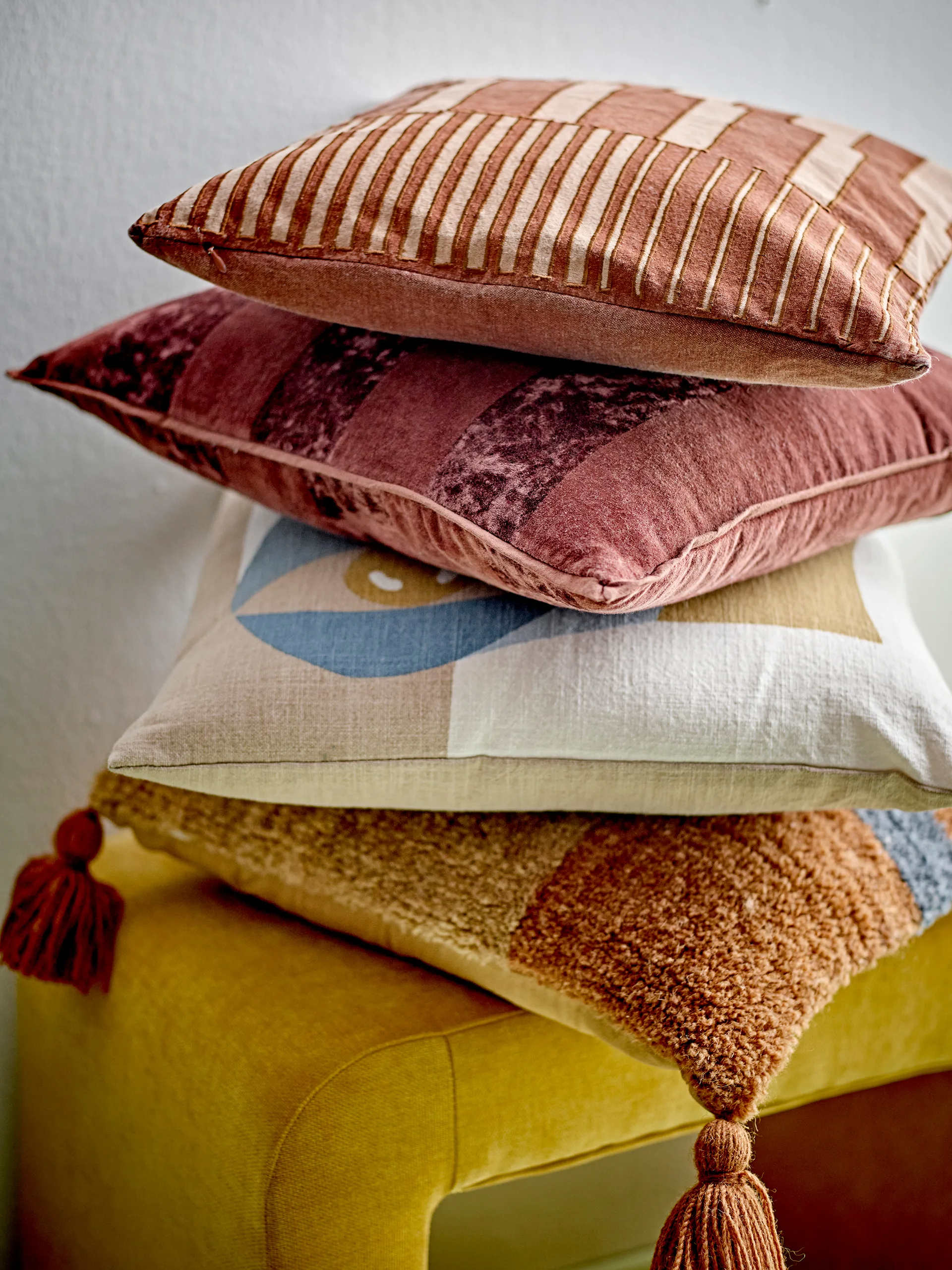 Cojín Ditte 45x45 cm, Azul Bloomingville