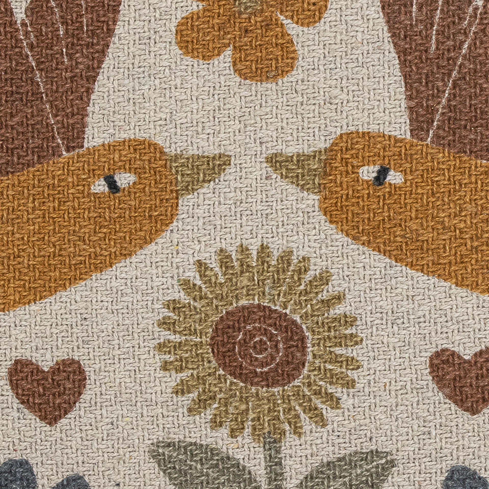 Cojín Dorell 50x50 cm, Natural Bloomingville