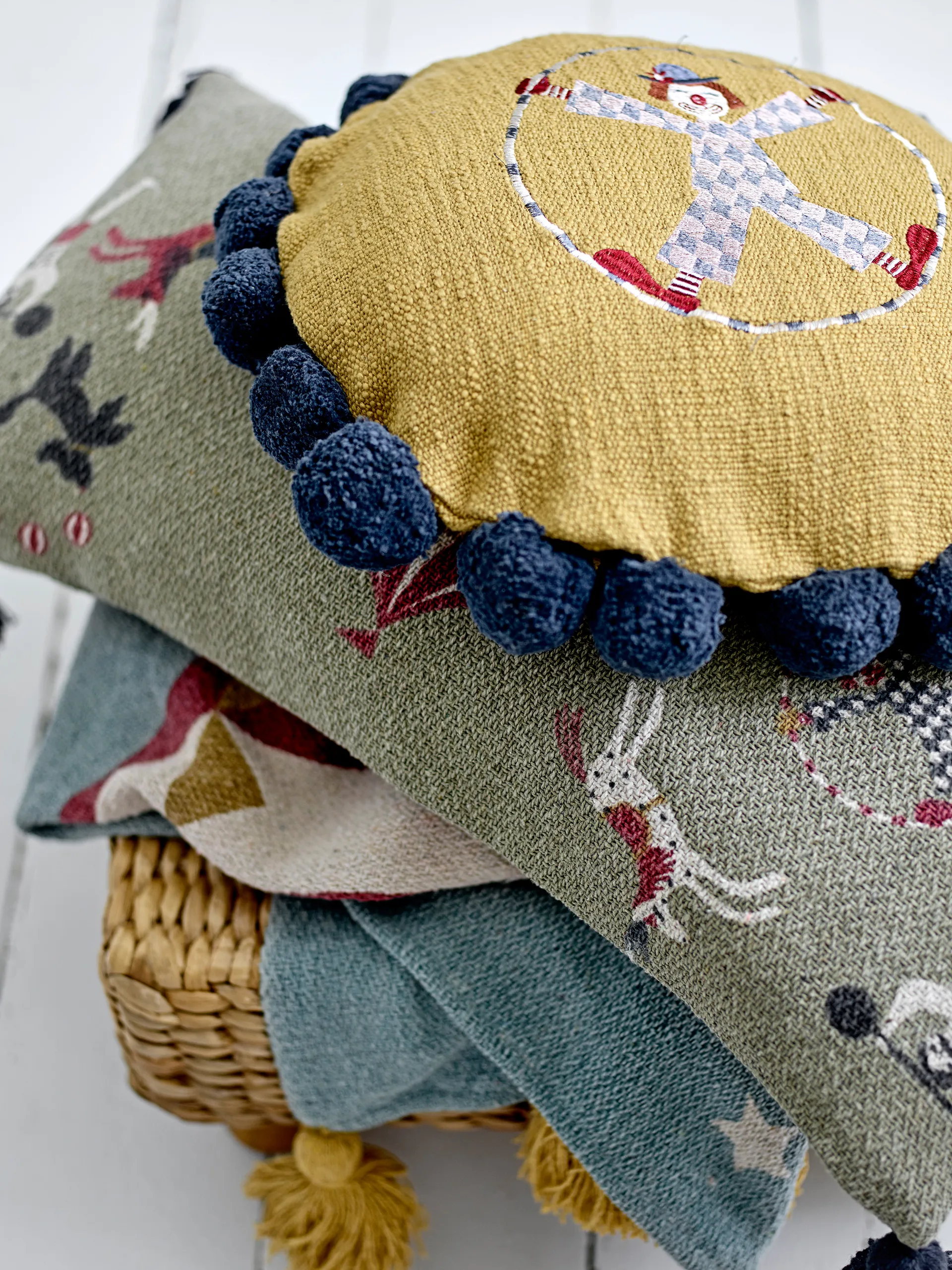 Cojín Loome 30x65 cm, circo Bloomingville