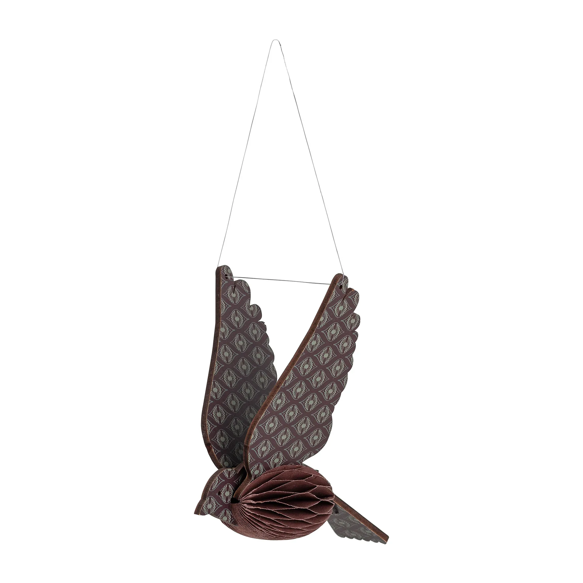 Colgante de navidad Sagalin Bird Ornament, Brown Bloomingville