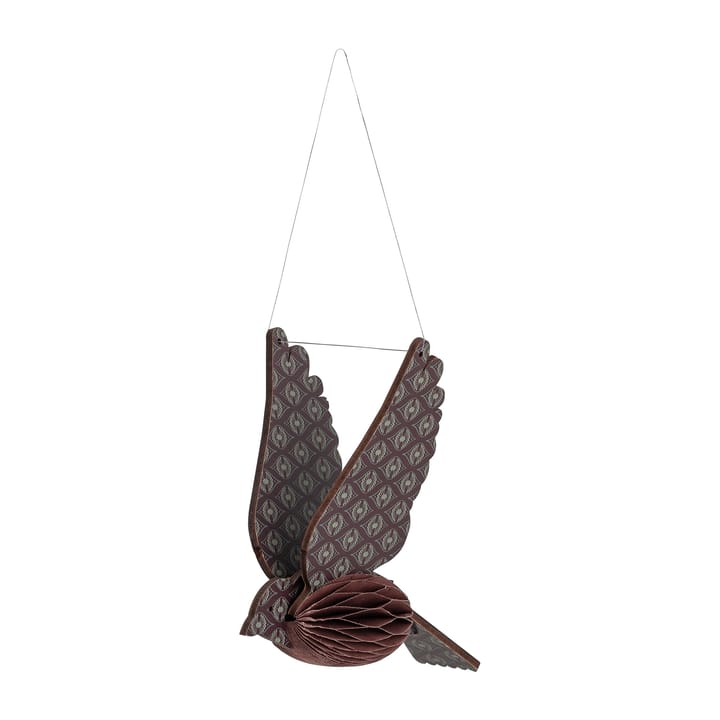 Colgante de navidad Sagalin Bird Ornament - Brown - Bloomingville
