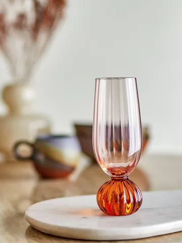 Copa de champán Taurin 25 cl - Rosa - Bloomingville