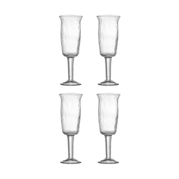Copa de vino blanco Asha, pack de 4 - Transparente - Bloomingville
