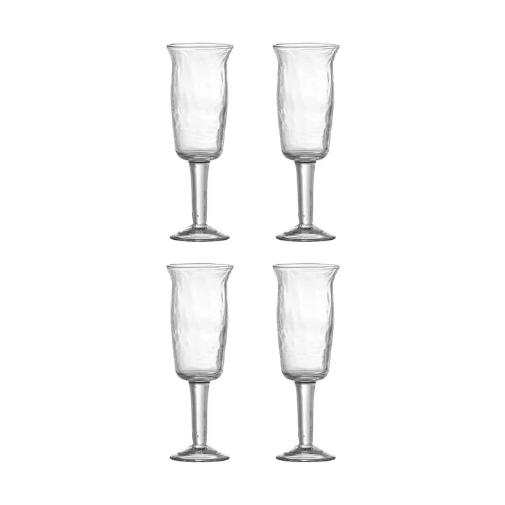Copa de vino blanco Asha, pack de 4 - Transparente - Bloomingville