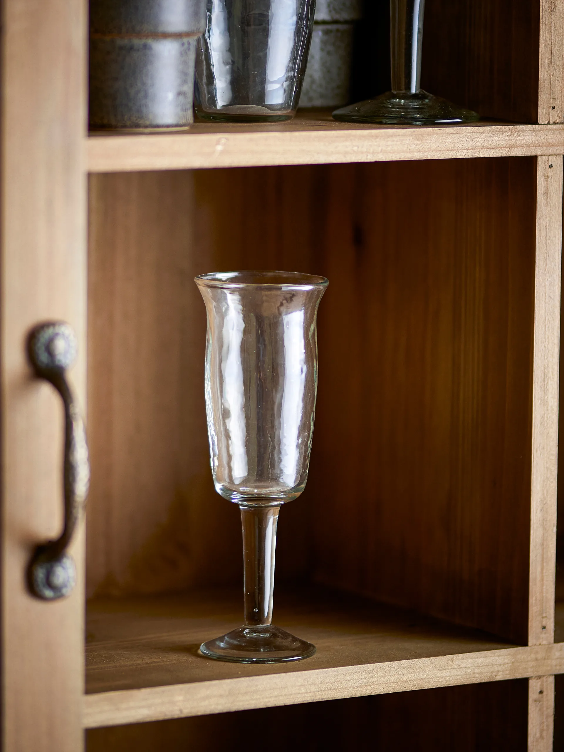 Copa de vino blanco Asha, pack de 4, Transparente Bloomingville