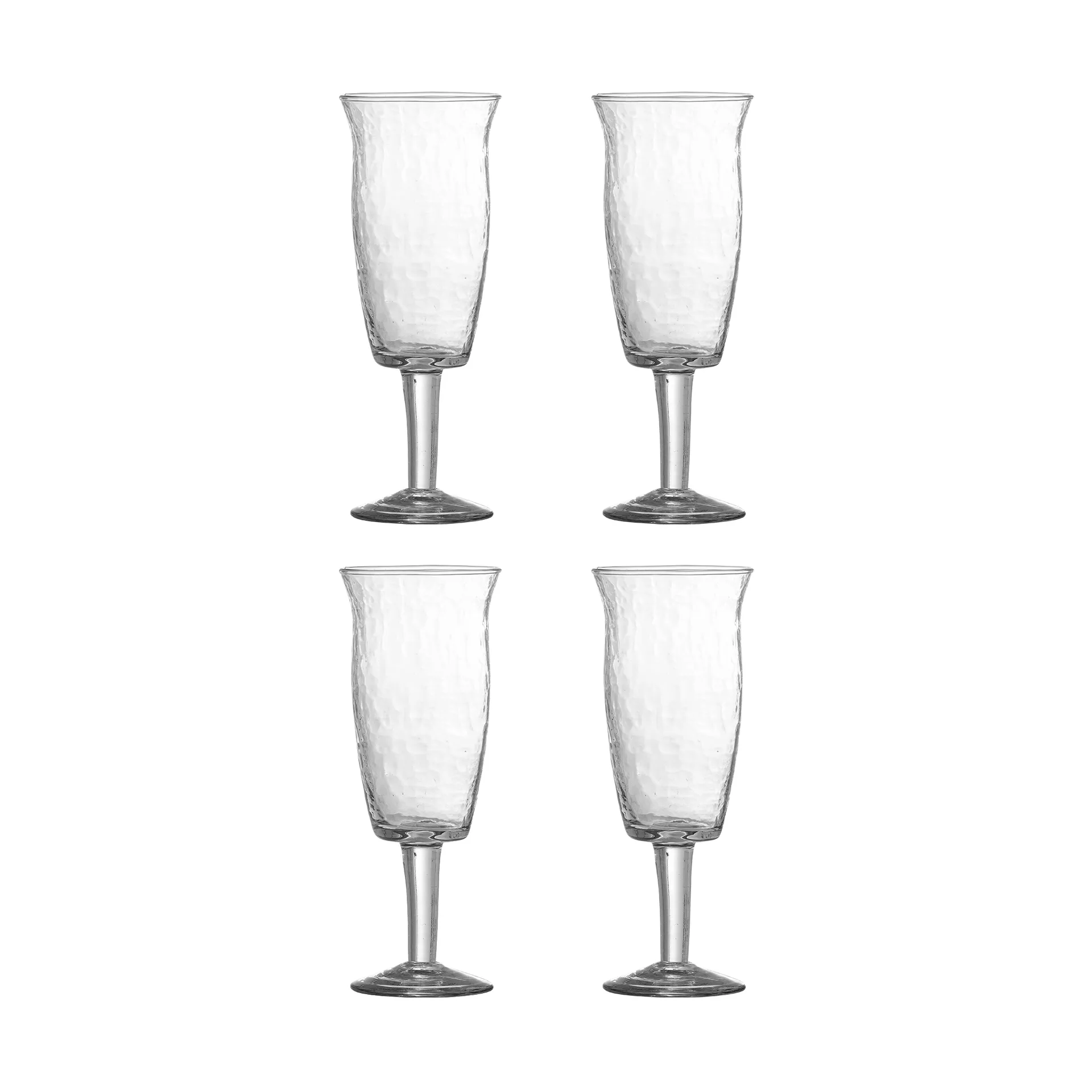 Copa de vino tinto Asha, pack de 4, Transparente Bloomingville