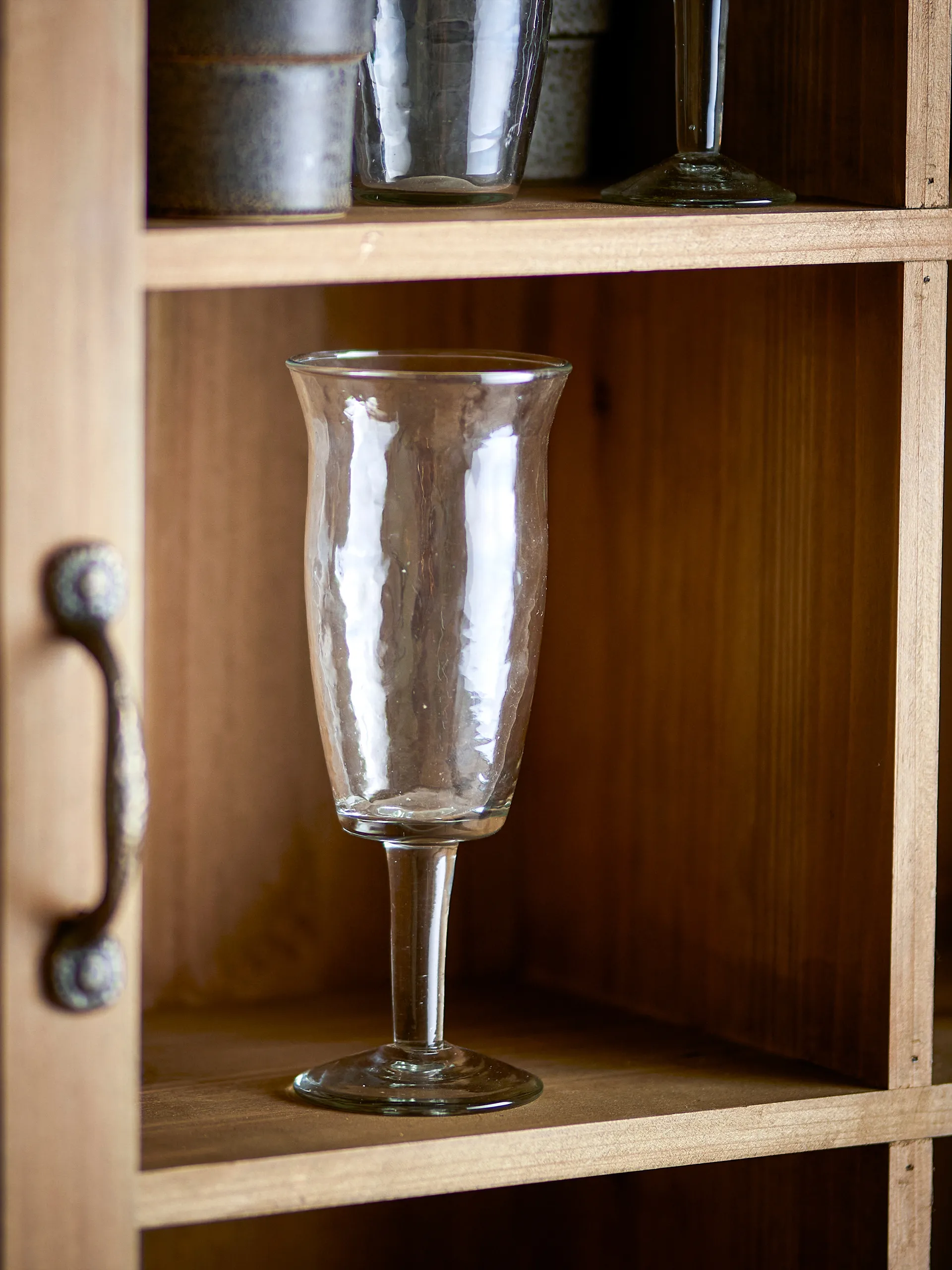 Copa de vino tinto Asha, pack de 4, Transparente Bloomingville