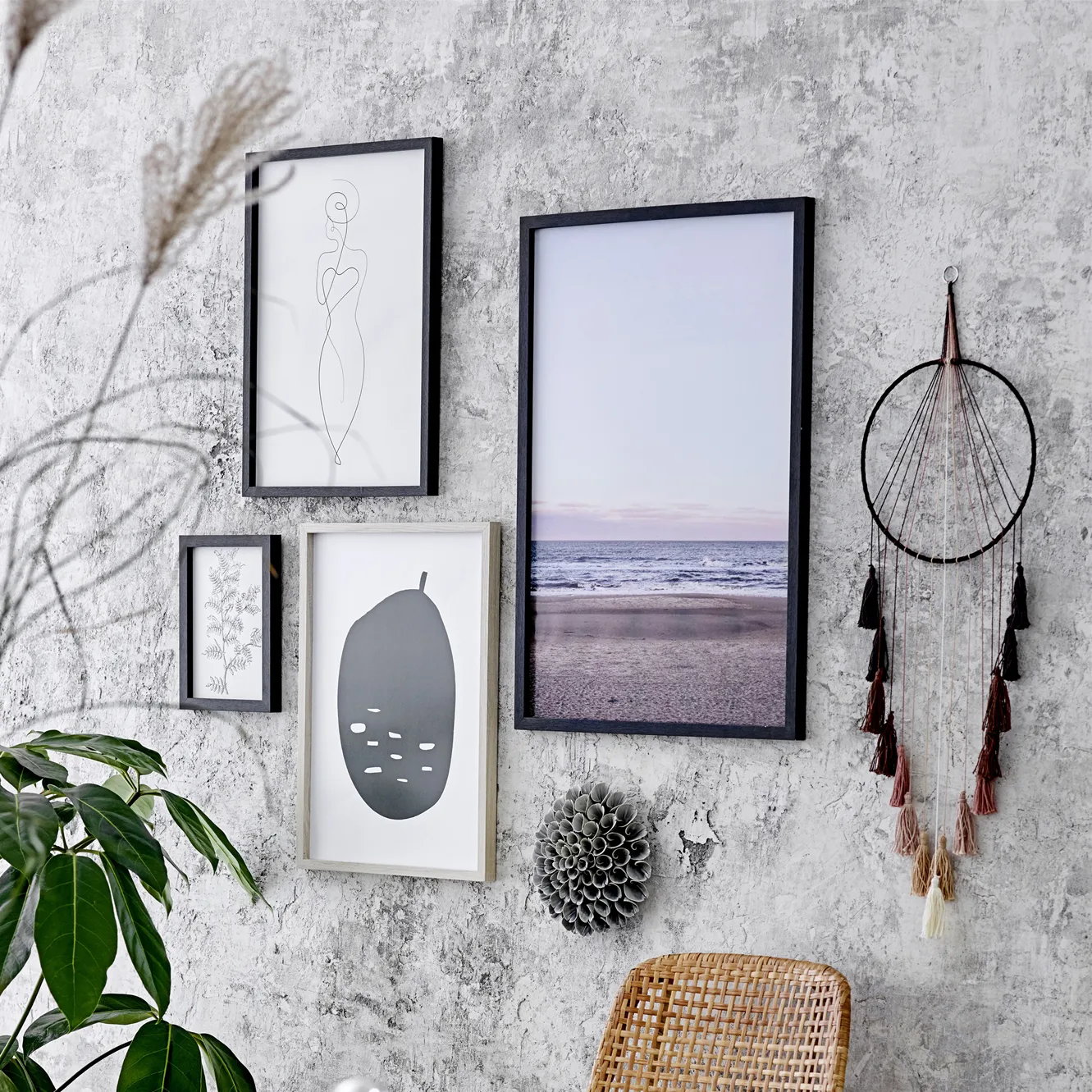 Cuadro Bloomingville 45x35 cm, Natural Bloomingville