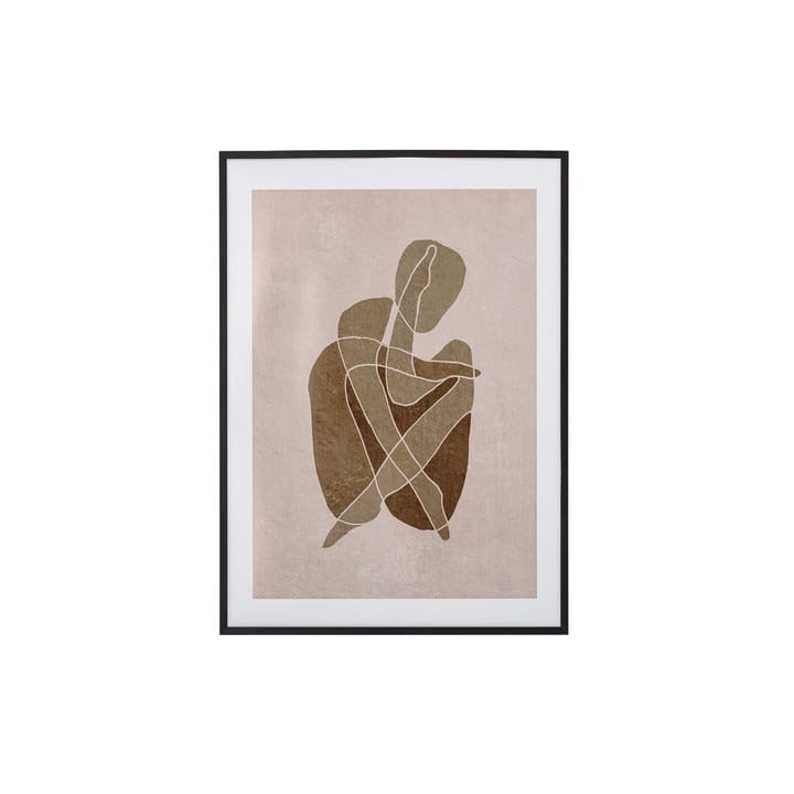 Cuadro con marco negro Chika , 52 x 72 cm Bloomingville