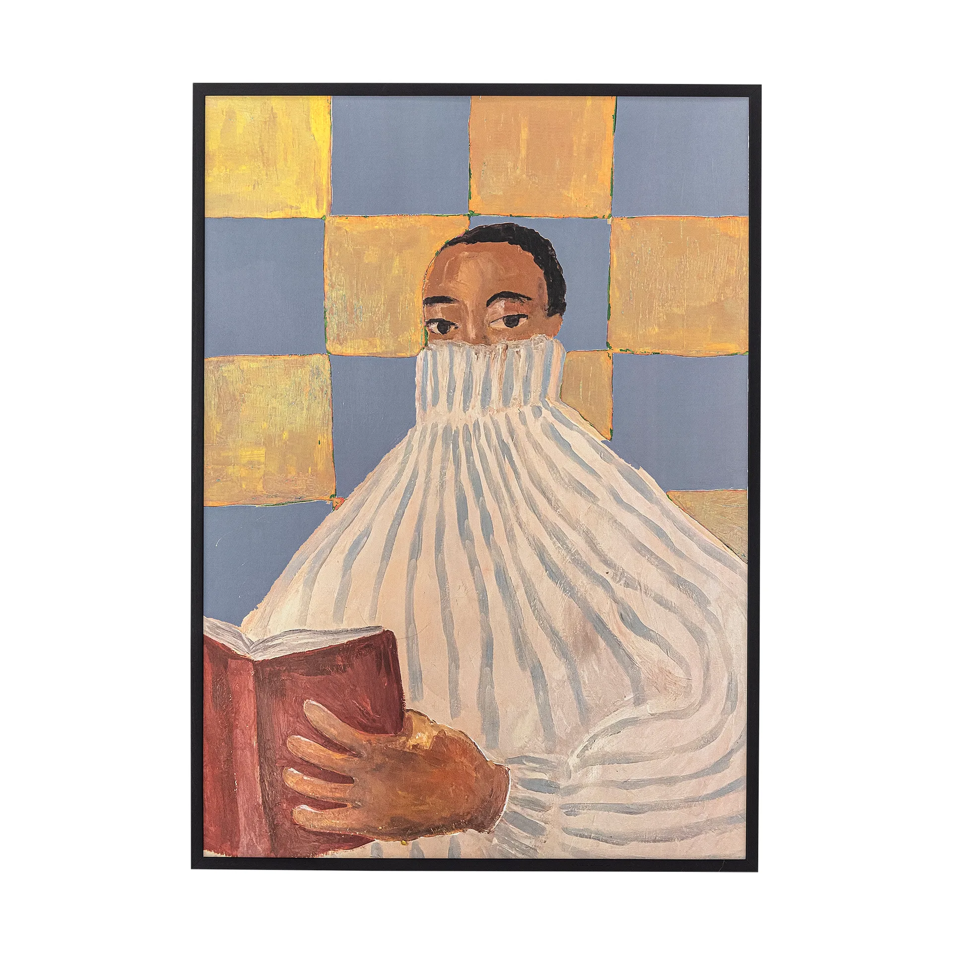 Cuadro Filicia 52x72 cm, Marco negro Bloomingville