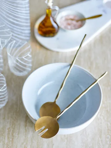 Cubiertos para ensalada Gaith, 2 piezas - Latón - Bloomingville
