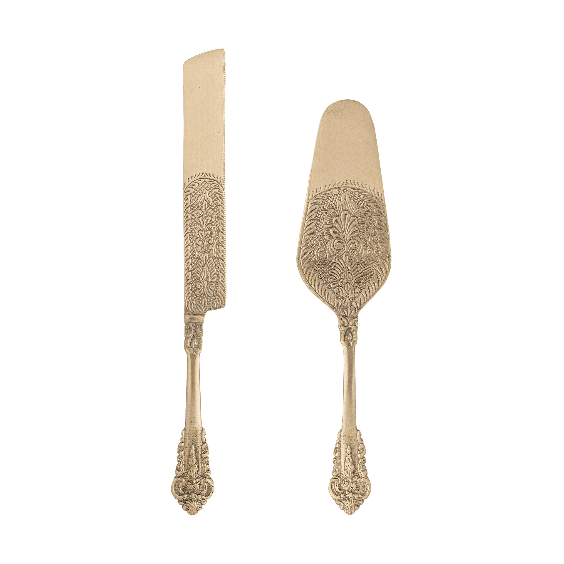 Cubiertos para postre Kalima 2 piezas, Latón Bloomingville