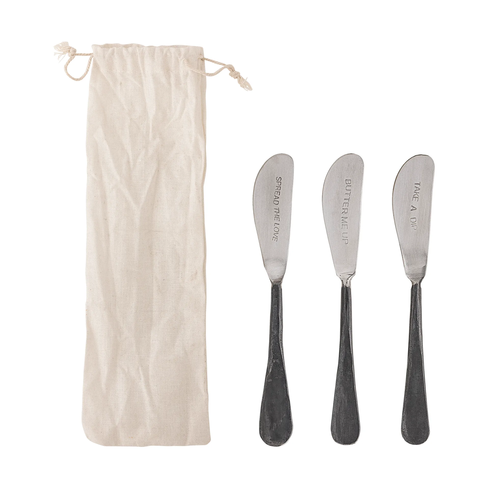 Cuchillo de untar Fabricio 3 piezas, Acero inoxidable Bloomingville