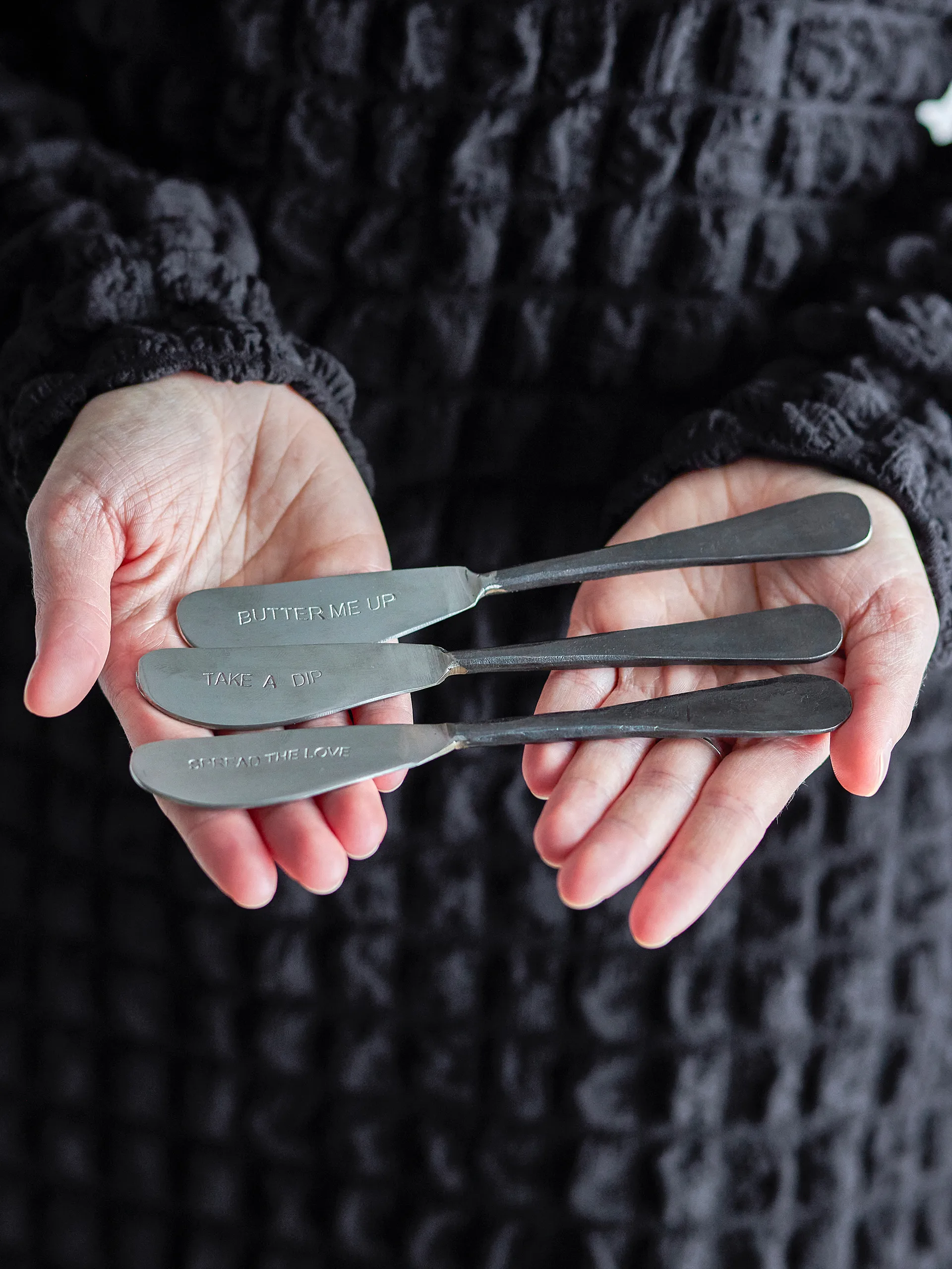 Cuchillo de untar Fabricio 3 piezas, Acero inoxidable Bloomingville