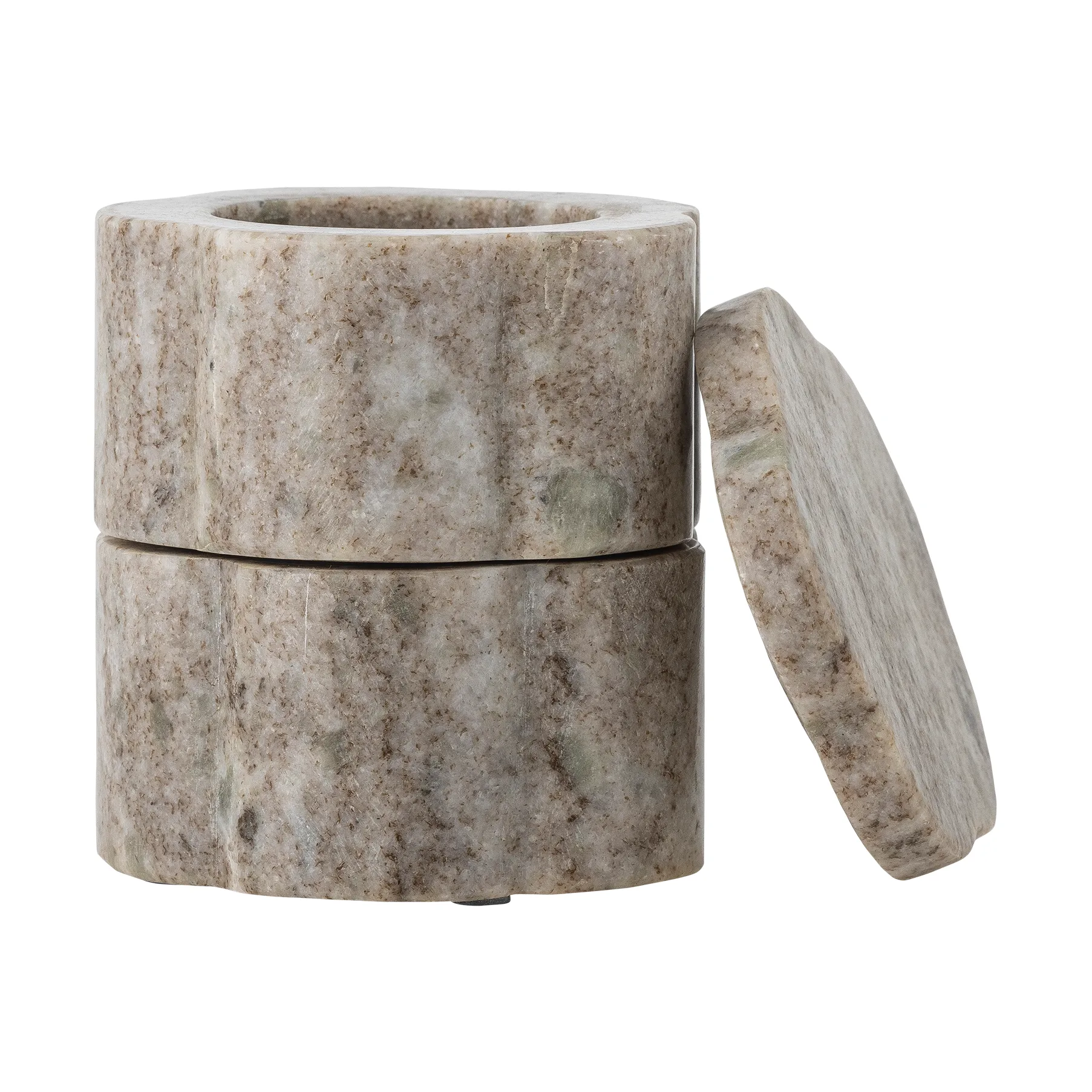 Cuenco con tapa Nezli Ø9 cm, Natural Bloomingville