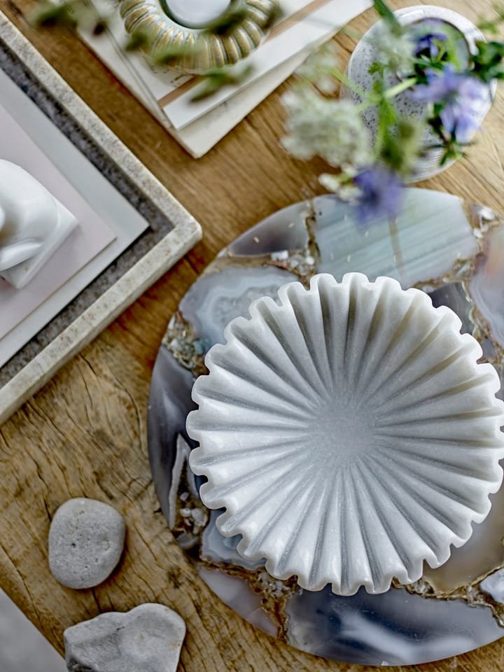 Cuenco decorativo Harmonia Ø17 cm, White marble Bloomingville