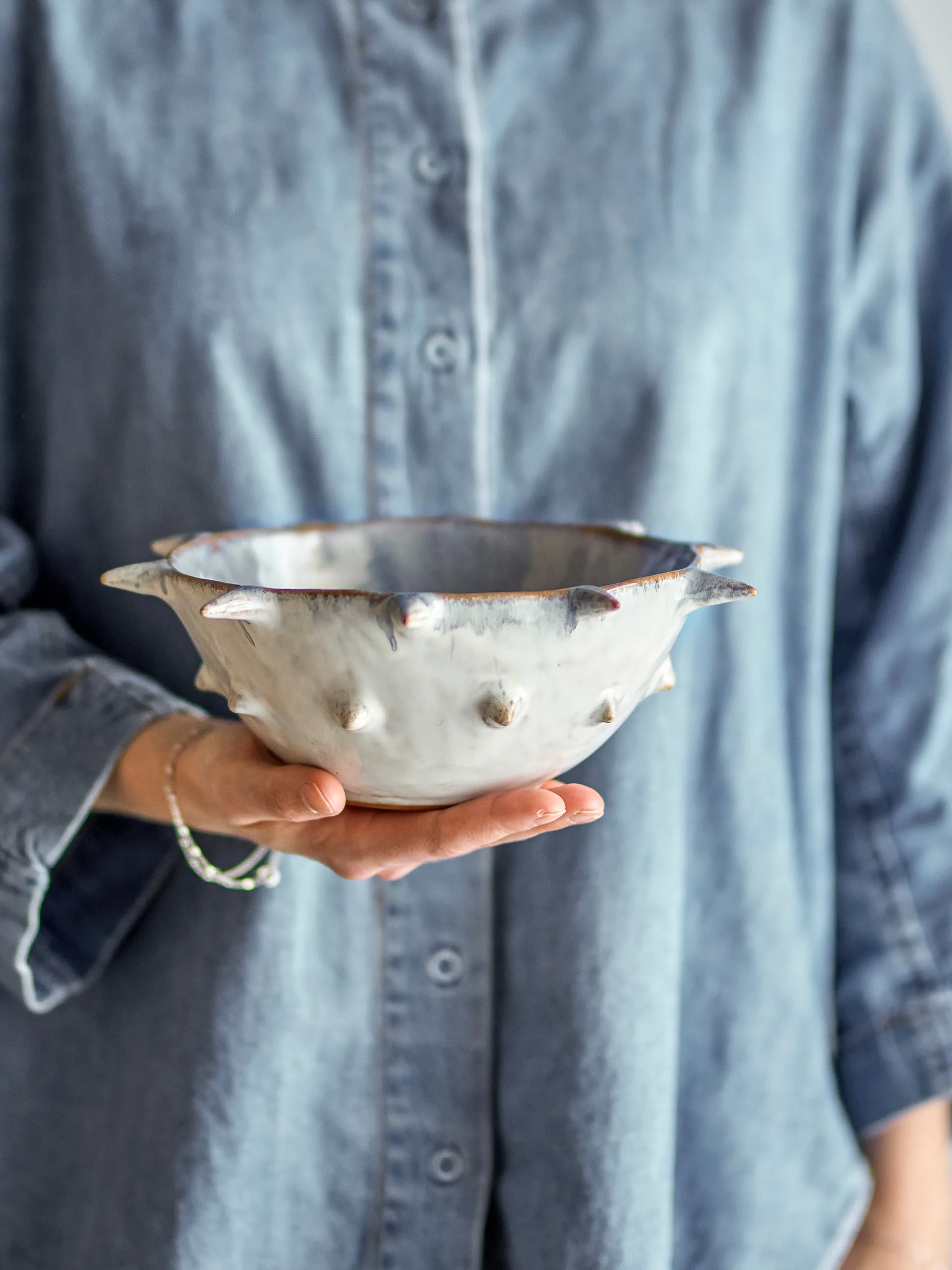 Cuenco Edie Ø22,5 cm, Azul Bloomingville