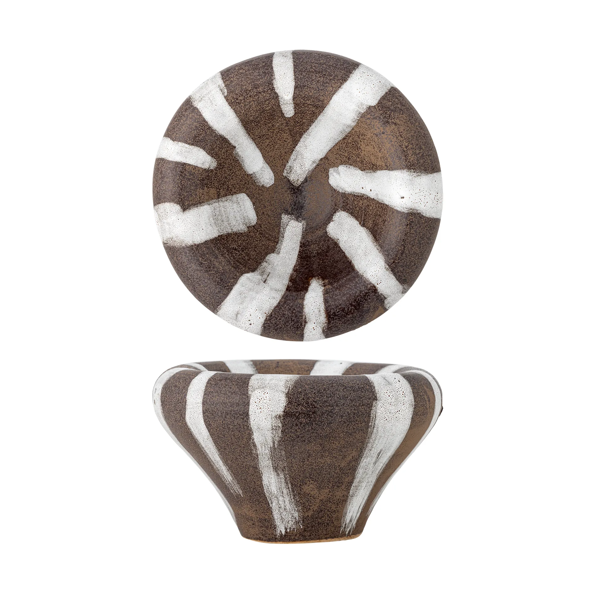 Cuenco Ladris Ø23 cm, Marrón Bloomingville