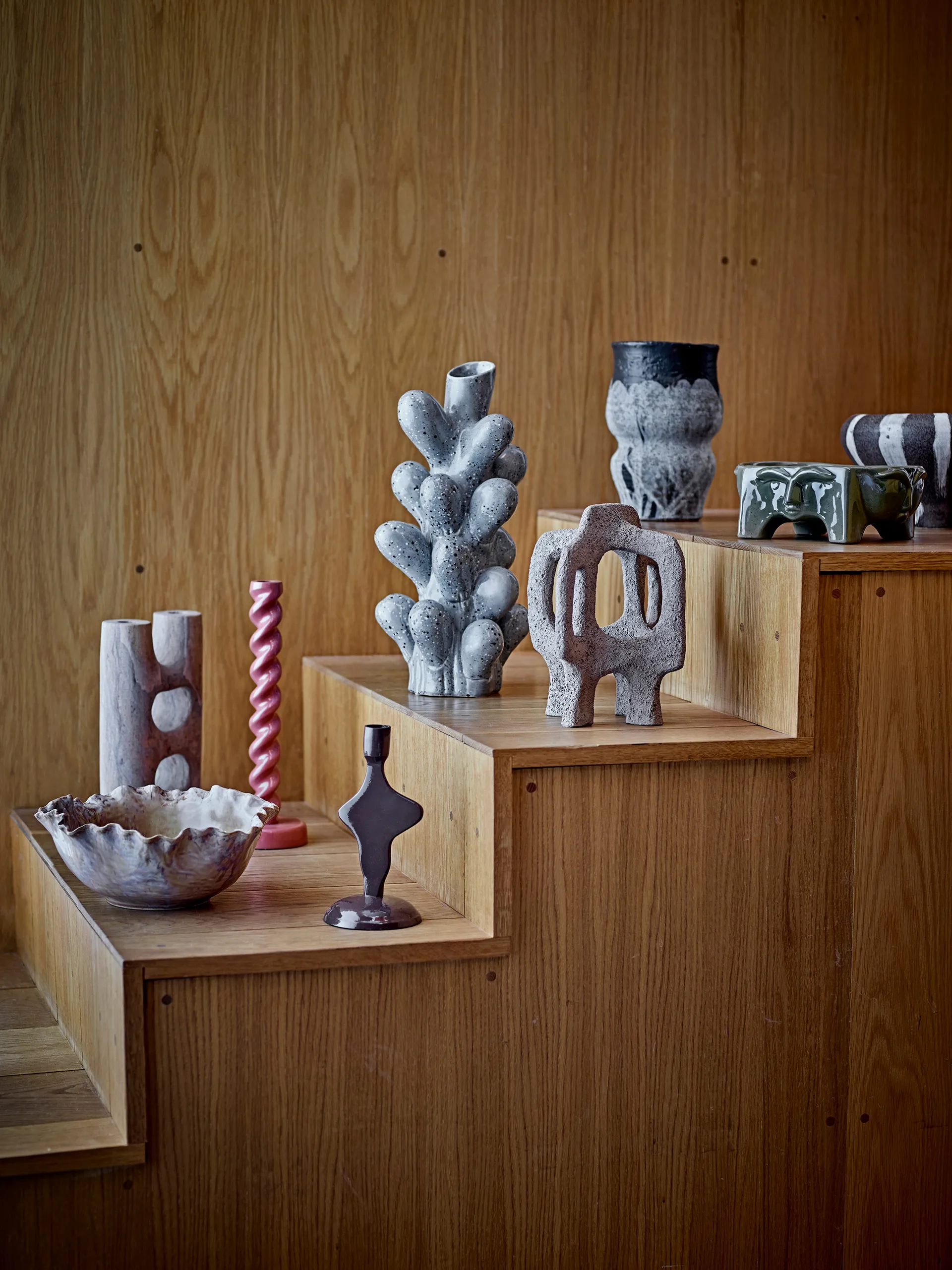 Cuenco Ladris Ø23 cm, Marrón Bloomingville