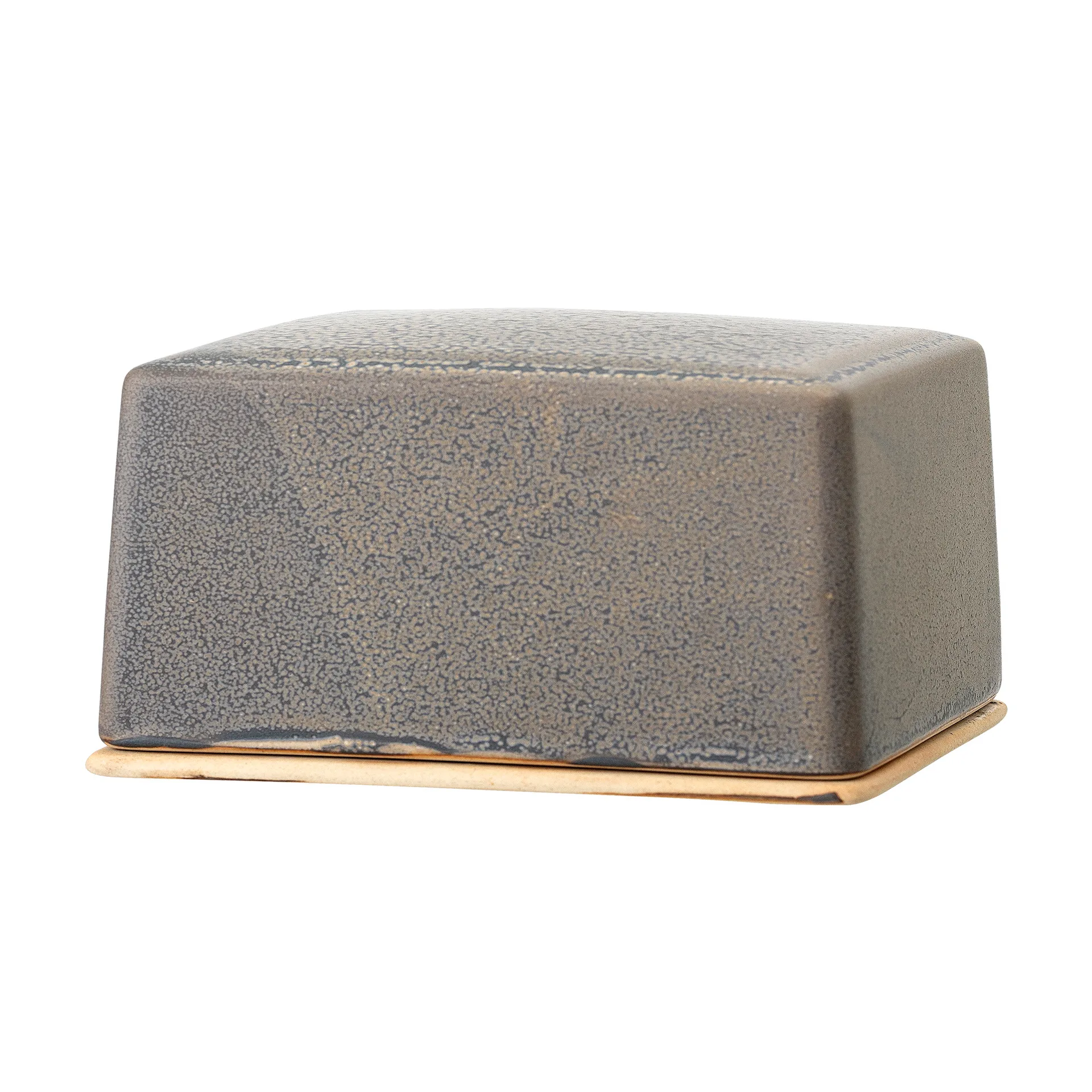 Cuenco para mantequilla Kendra gres, gris Bloomingville