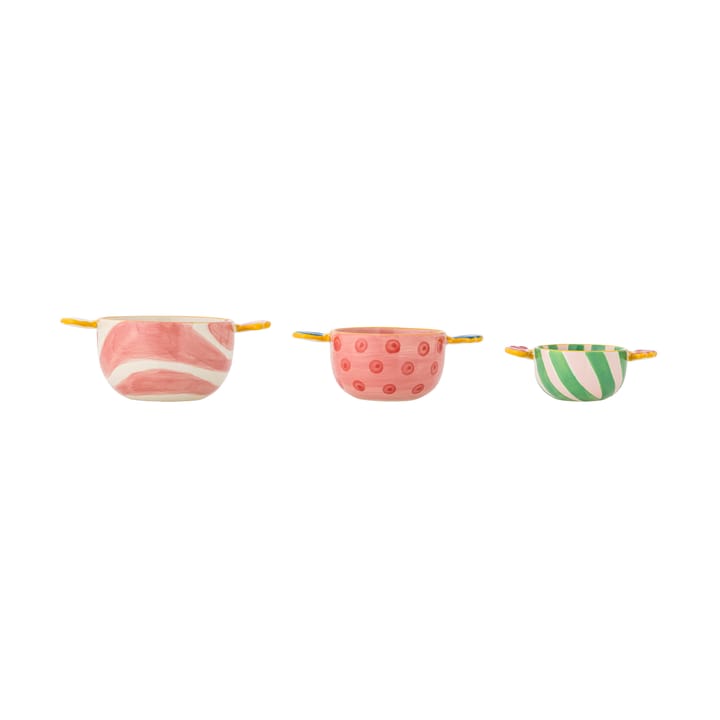 Cuencos Caramella 3 piezas, Rosa Bloomingville