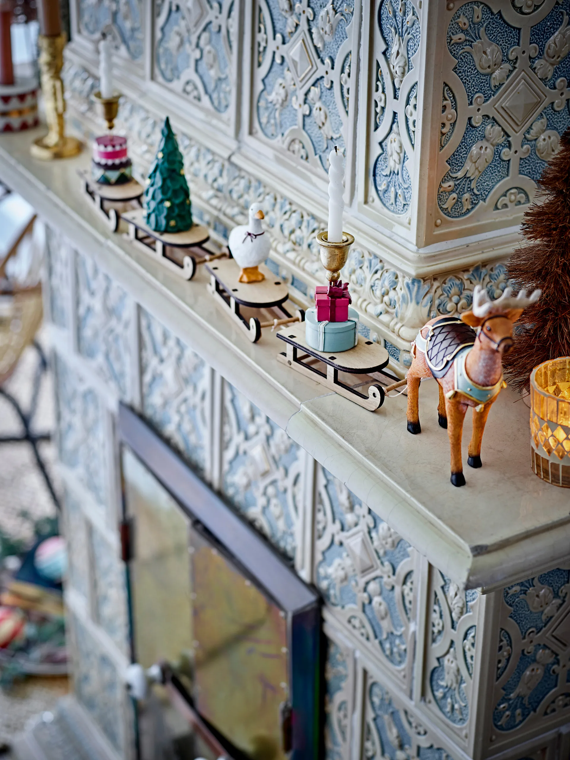 Decoración de Navidad Dasher, Verde Bloomingville