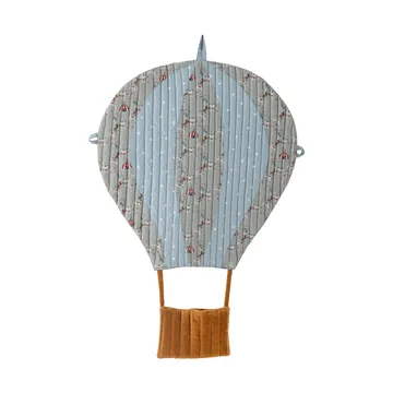 Decoración de pared Ballon 45x60 cm - Azul-marrón - Bloomingville
