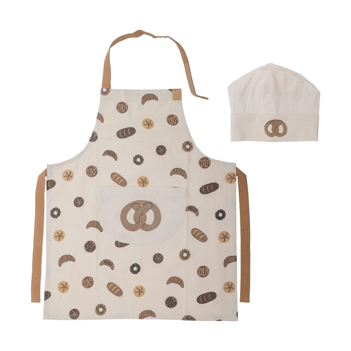 Delantal Snorre set de 2, Brown Bloomingville