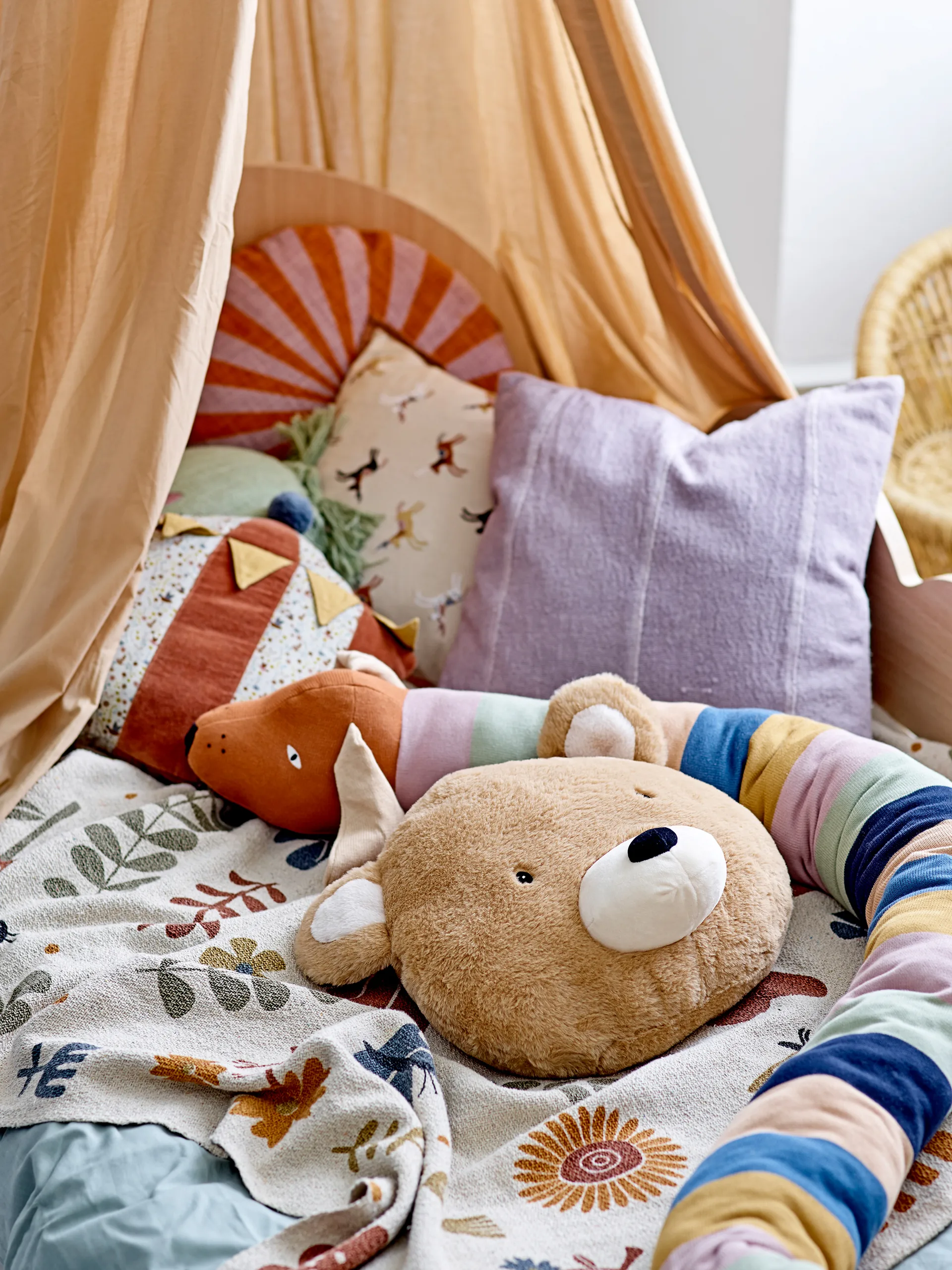 Dosel de cama Lukka, marrón Bloomingville