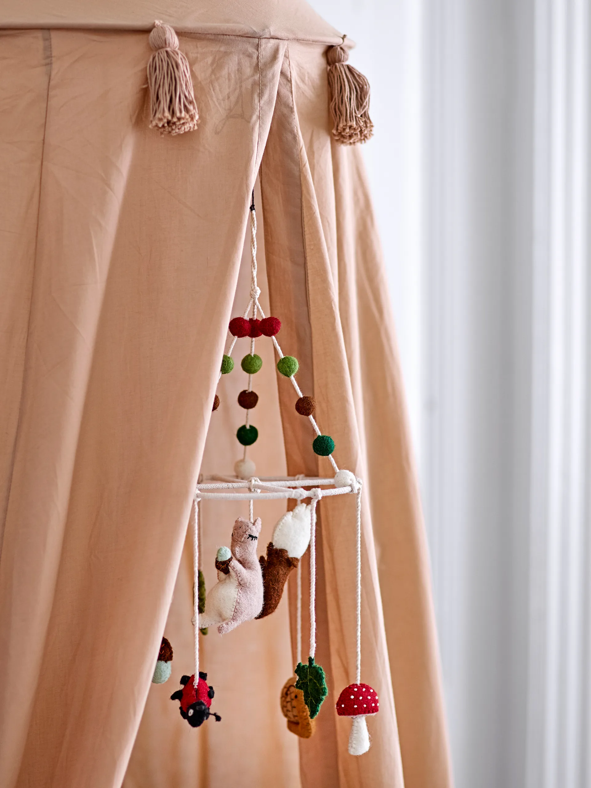 Dosel de cama Lukka, marrón Bloomingville