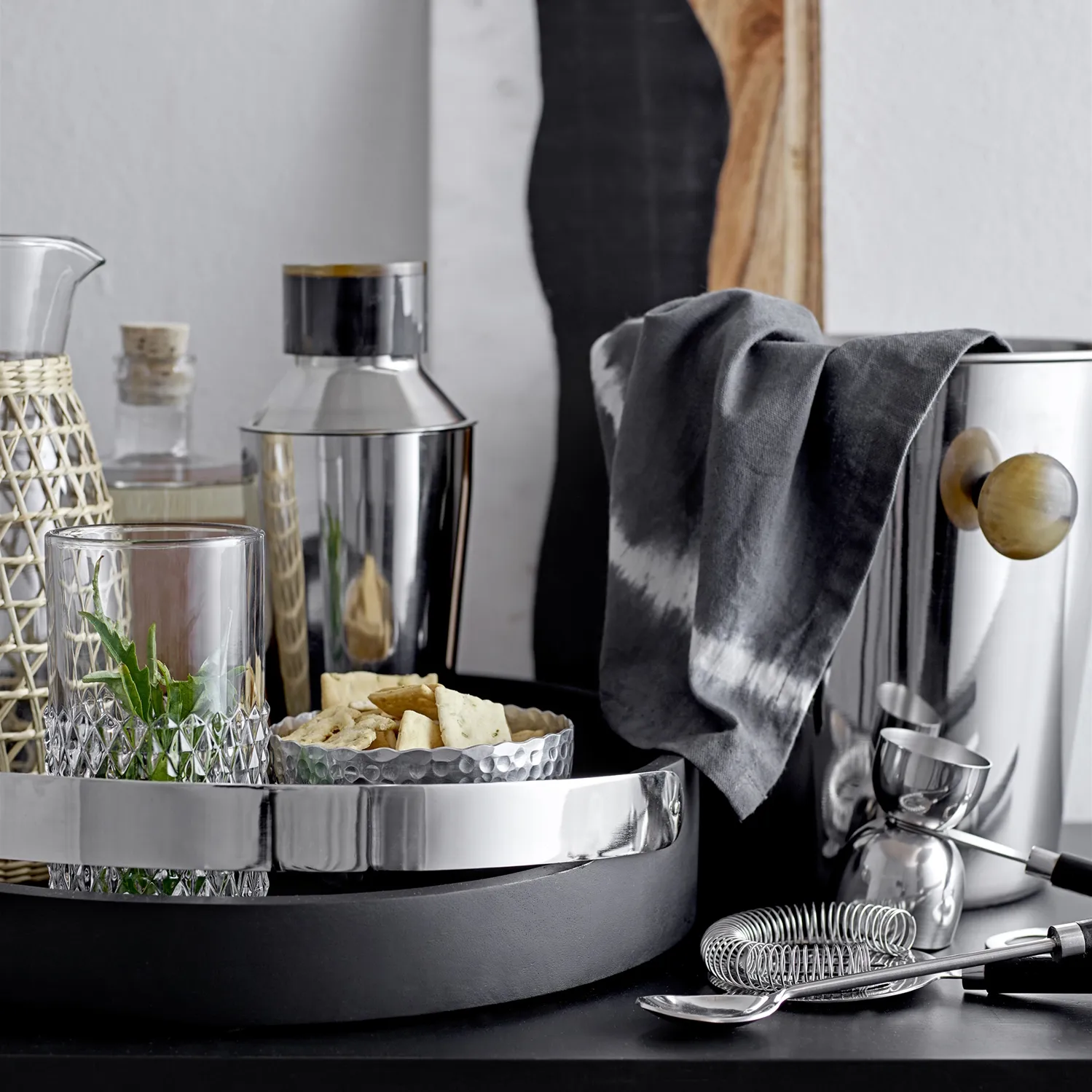 Enfriador de botellas Bloomingville Cocktail, acero inoxidable Bloomingville