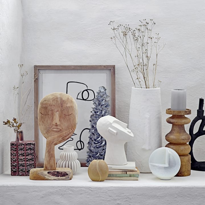 Escultura Bloomingville 22 cm, blanco Bloomingville