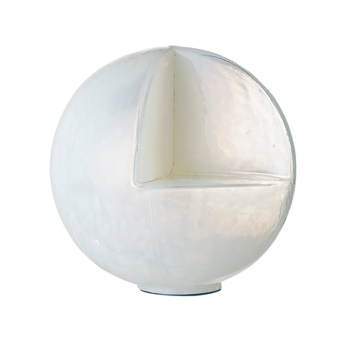 Escultura de cristal Glob 15 cm - blanco - Bloomingville