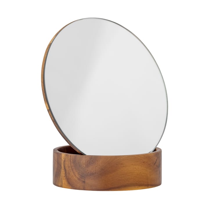 Espejo de mesa Rita Ø18 cm - Acacia - Bloomingville