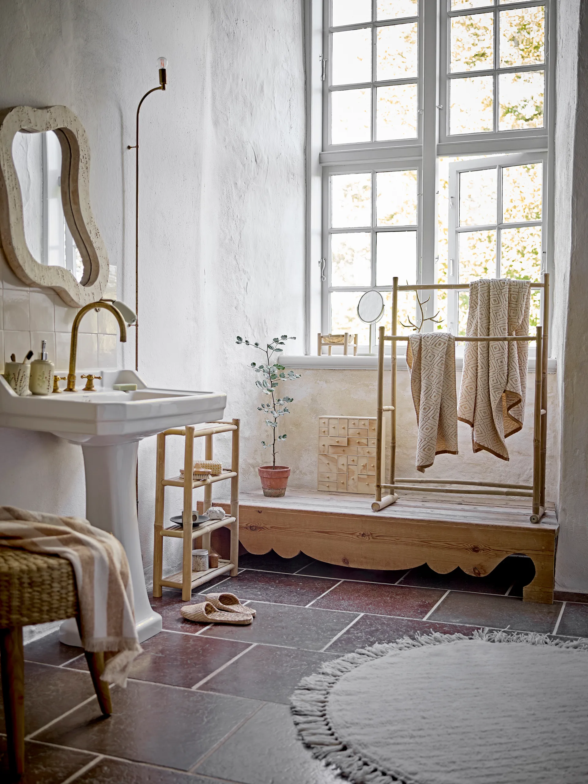 Espejo de pared Meg 61x76 cm, Naturaleza Bloomingville