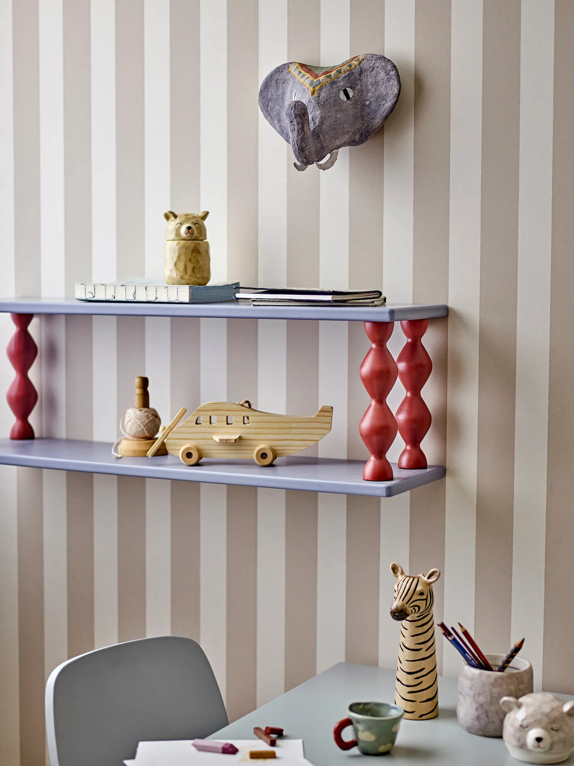 Estantería Bibiola 80x26 cm, Azul Bloomingville