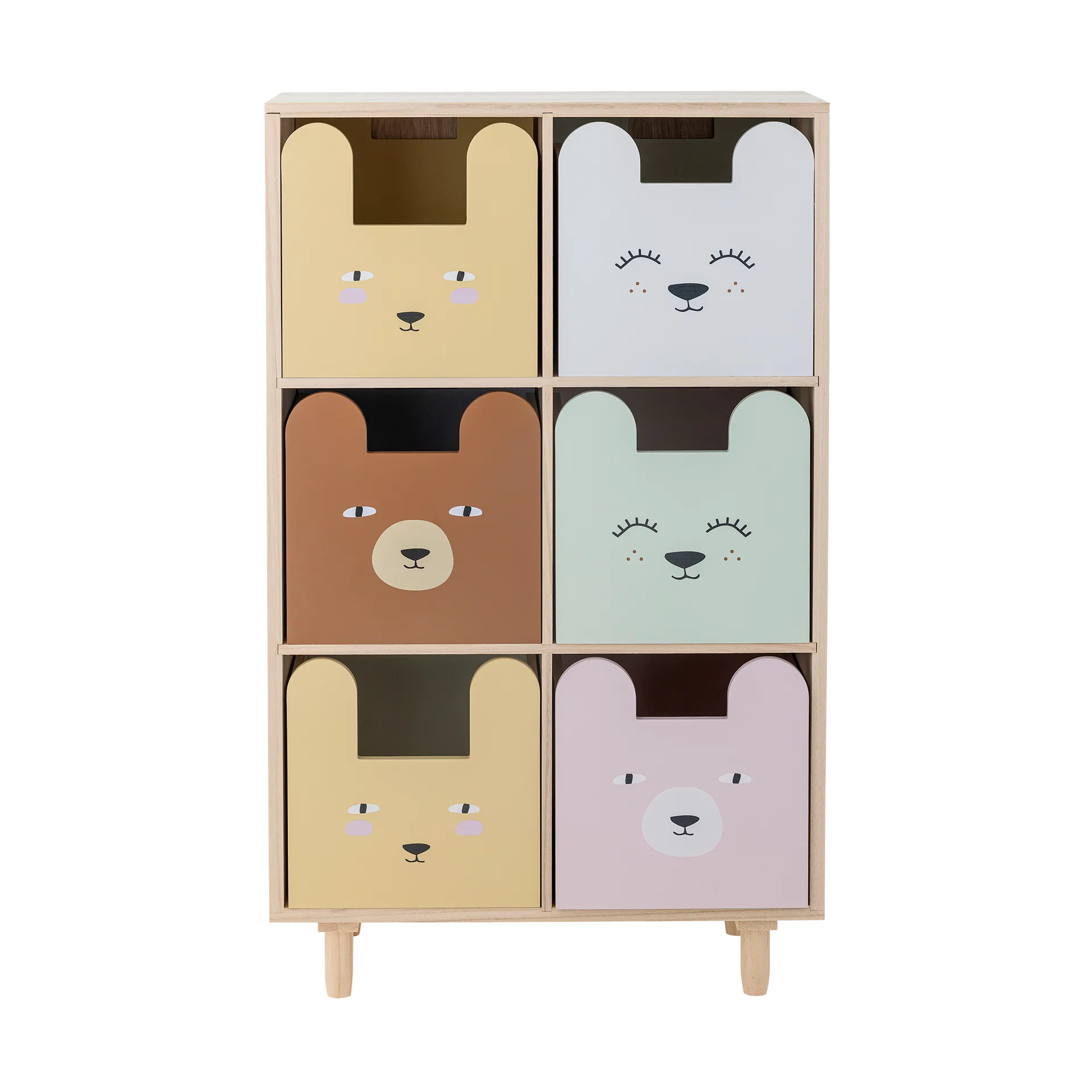 Estantería Calle con 6 cajones 55x88,5 cm, Natur Bloomingville