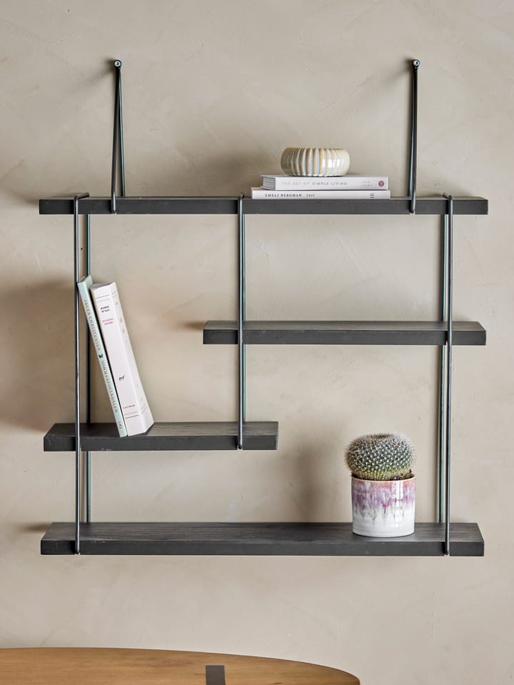 Estantería de pared Lewis 60x65 cm, Black firwood Bloomingville