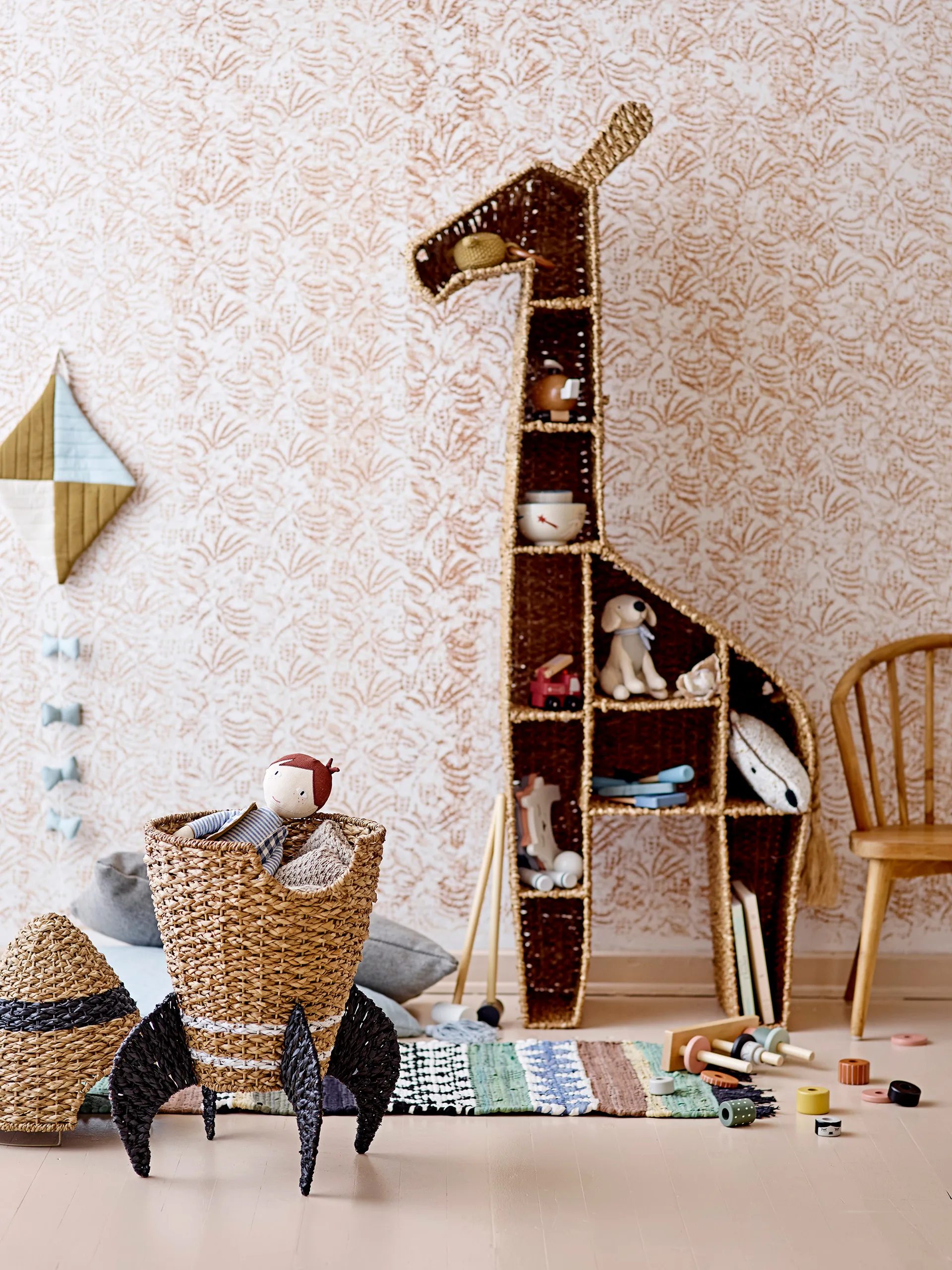 Estantería Kalu 148x46 cm, Natur Bloomingville