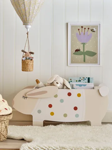 Estantería para libros Villja 87x38 cm - Blanco - Bloomingville