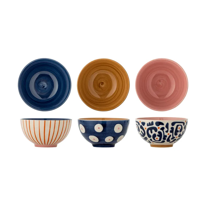 Eviaya cuenco - Multi, 3 piezas - Bloomingville