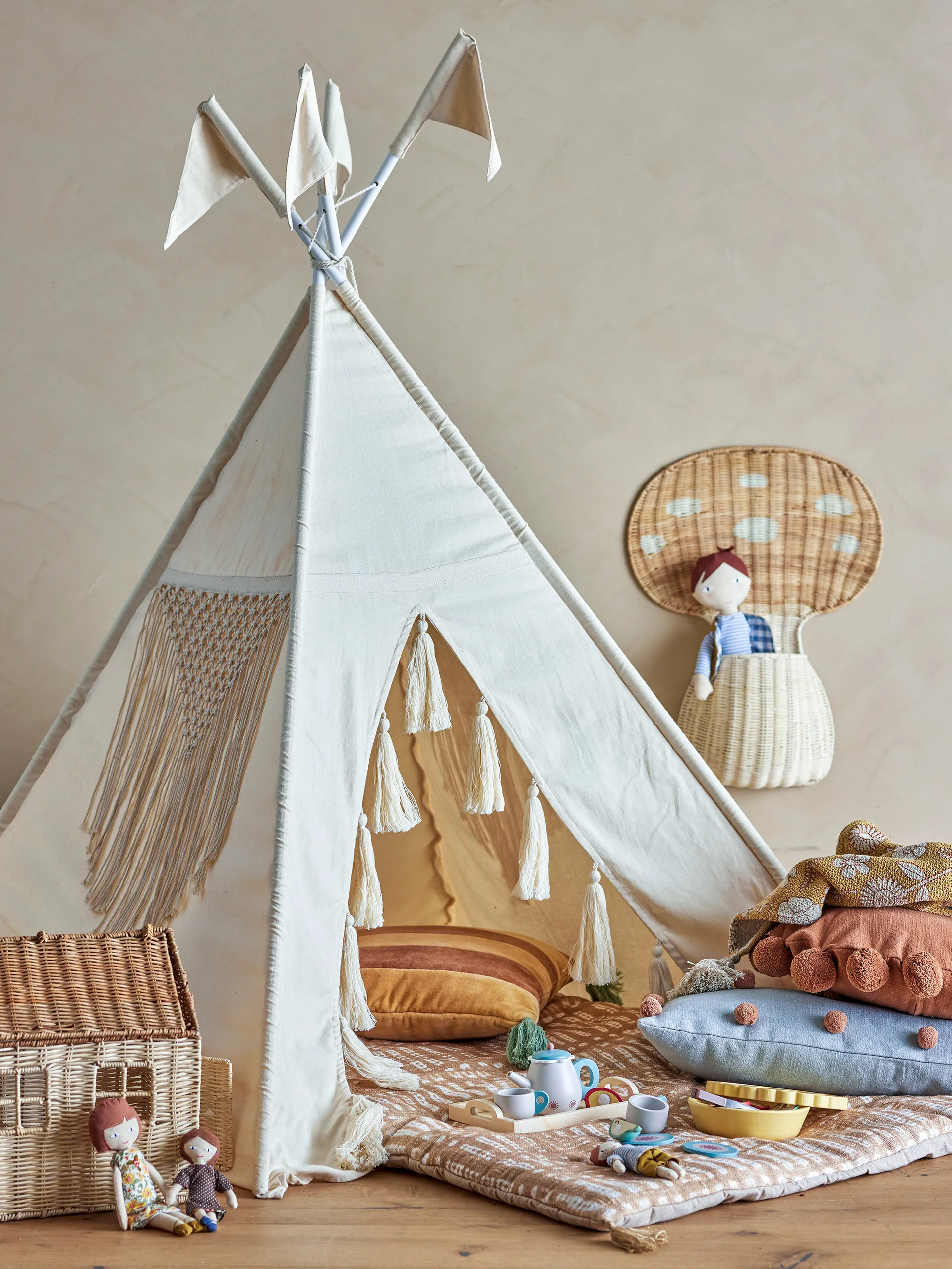 Fardin Tienda tipi 110x110x140 cm, Natur Bloomingville