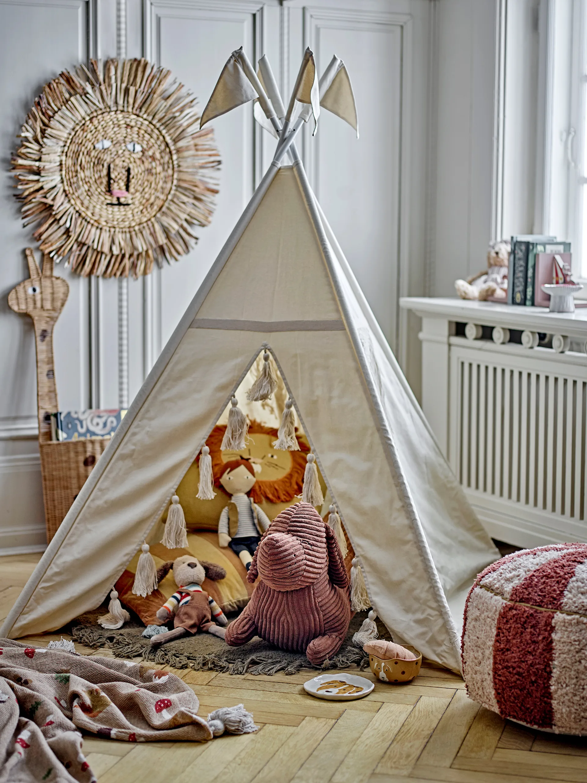 Fardin Tienda tipi 110x110x140 cm, Natur Bloomingville