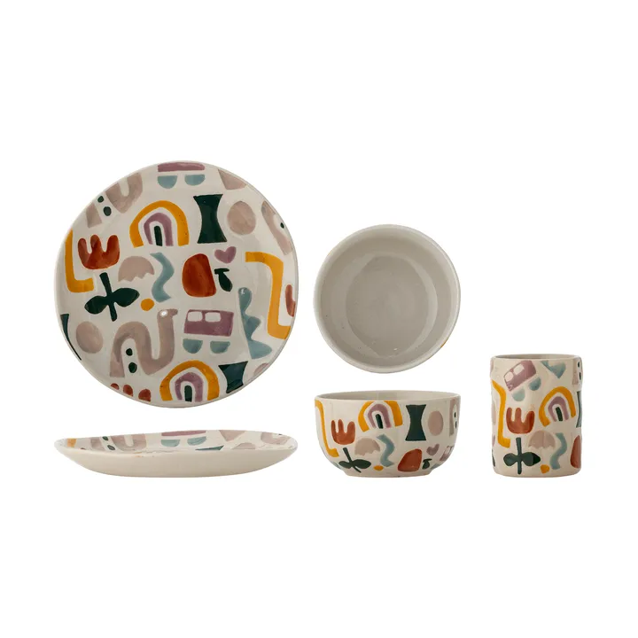 Filur juego de servir - Multi, 3 piezas - Bloomingville
