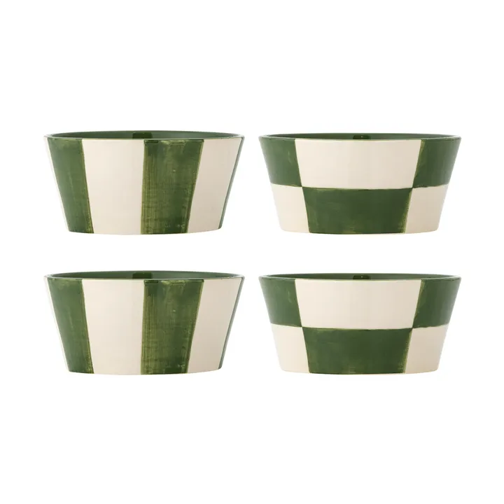 Floki cuenco - Green, 4 piezas - Bloomingville
