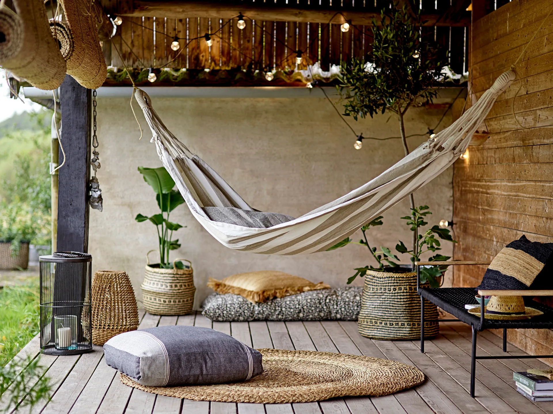 Guirnalda de luces Nero 10 m, Negro Bloomingville