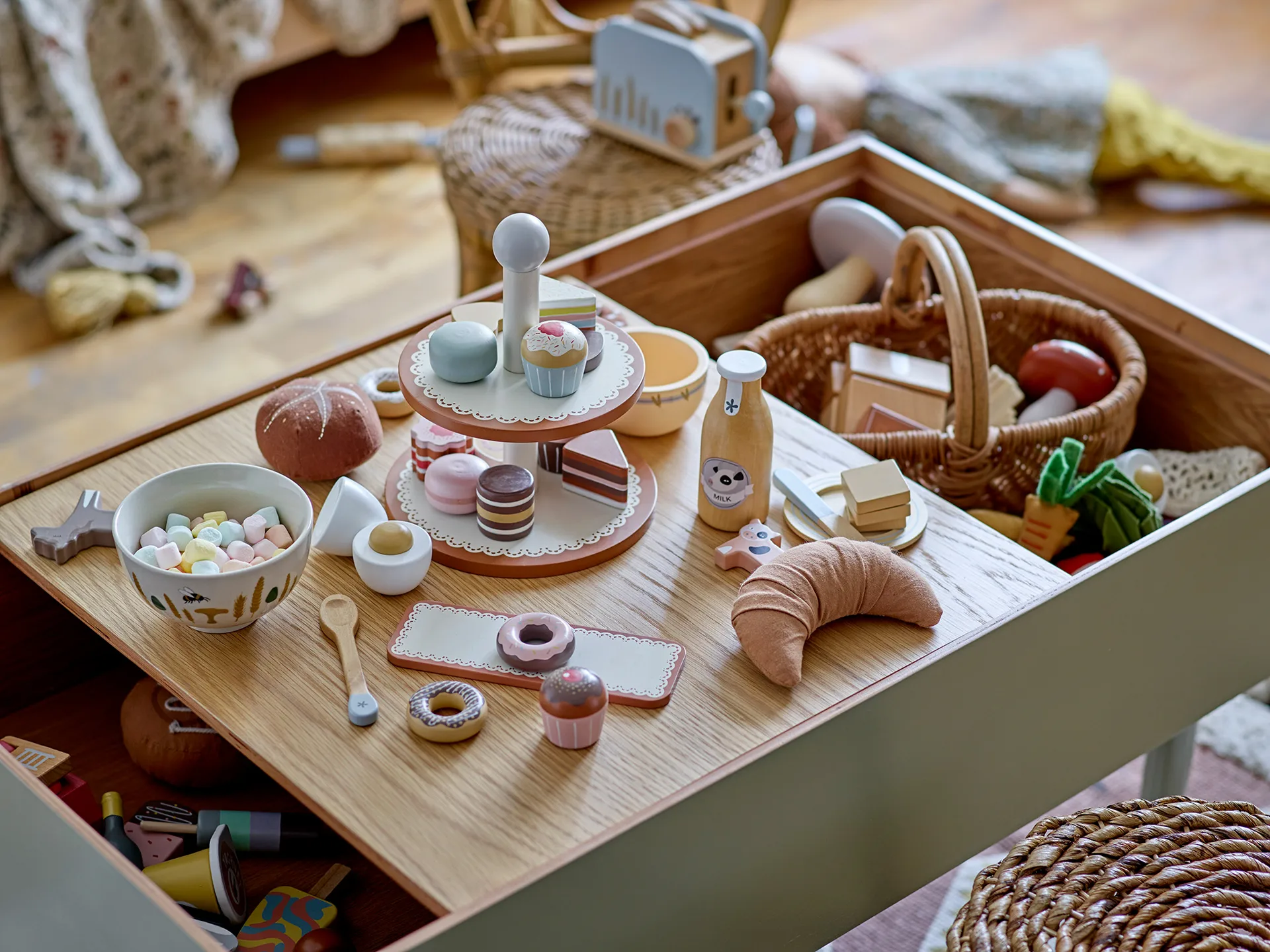 Harvest Set de 3 boles Ø11,5 cm, Natural Bloomingville