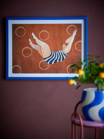 Ilustración Svela con marco 52x47 cm - Marrón - Bloomingville